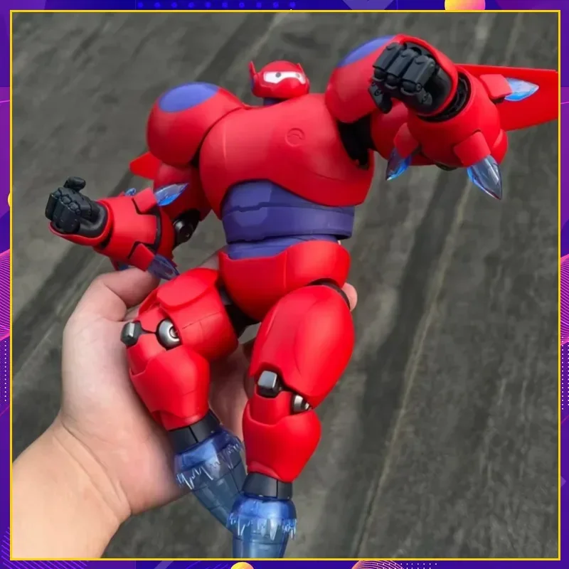 

New Genuine Gong Big Hero 6 Baymax Series Assembled Model Baymax 18cm Action Figures Toy Gift Collection Festival Gift