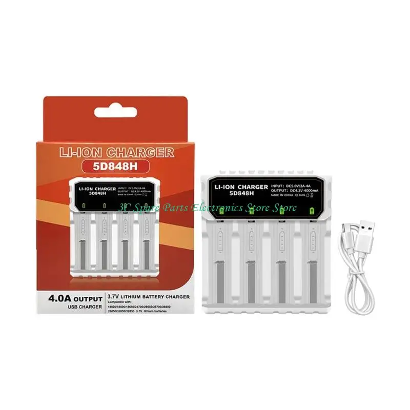SZ 4 Channel Lithiums Battery Chargers For Multiple Size With Safety Protections