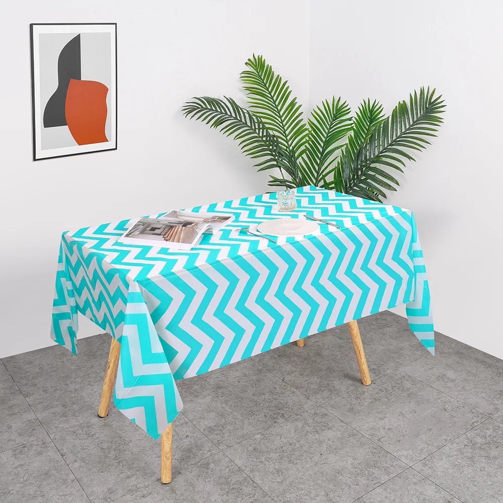 1/3pcs Table Cloths Rectangle Plastic Tablecloth Waterproof Table Cover for Dining Birthday Party Picnic