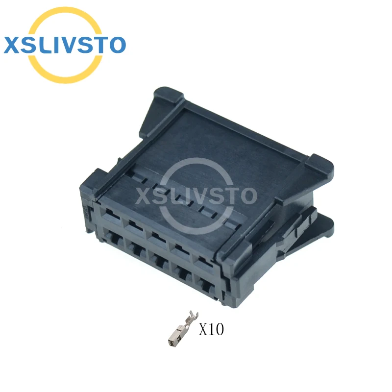 1set 10pins Automotive heater blower resistor plug wire harness connector 98174-1002