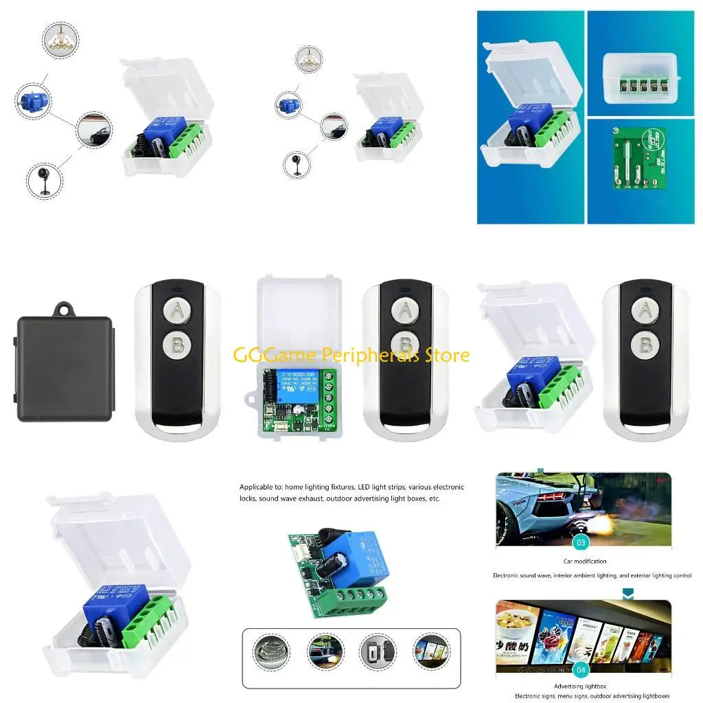 

U55B Complete Customization Solution 12V Remote Control Switchs Modules for 12V Single Channel Electric Door Remote Control