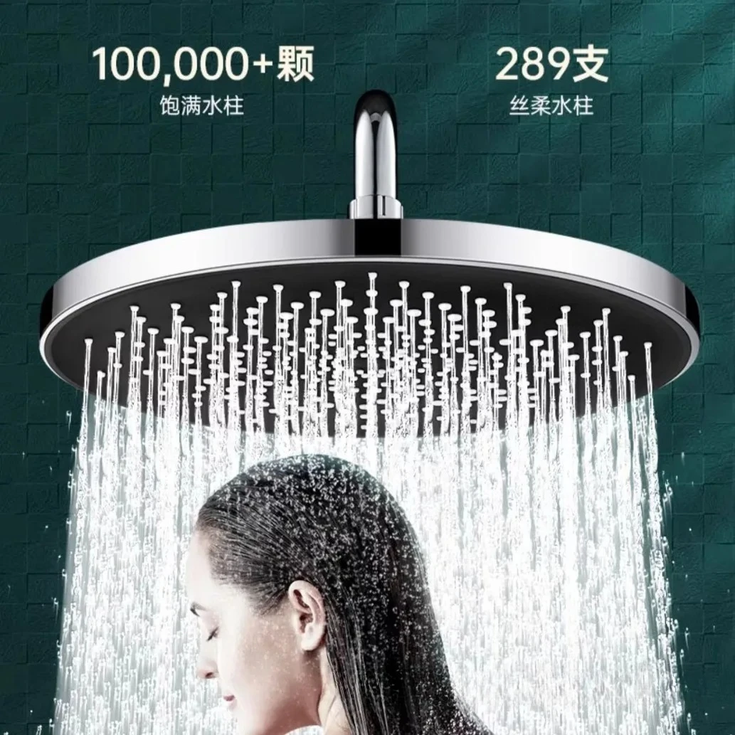 Shower Overhead Spray Large Shower Head Powerful Pressurized Water Bathroom Rain Pressurized Single Head Shower Head Bath