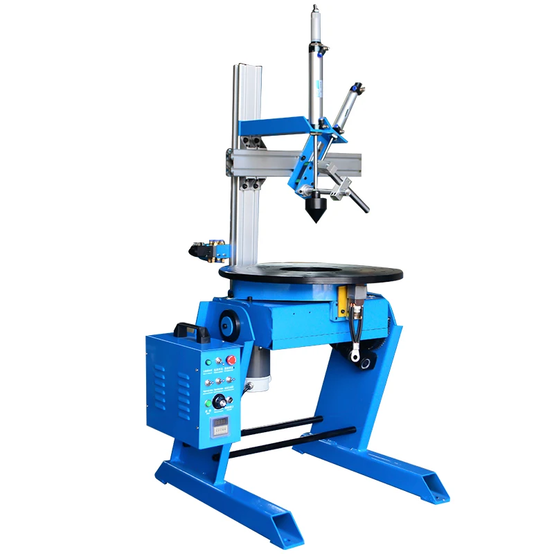 Automatic welding positioner factory direct supply 300kg circumferential seam welding table two welding large hole rotary table
