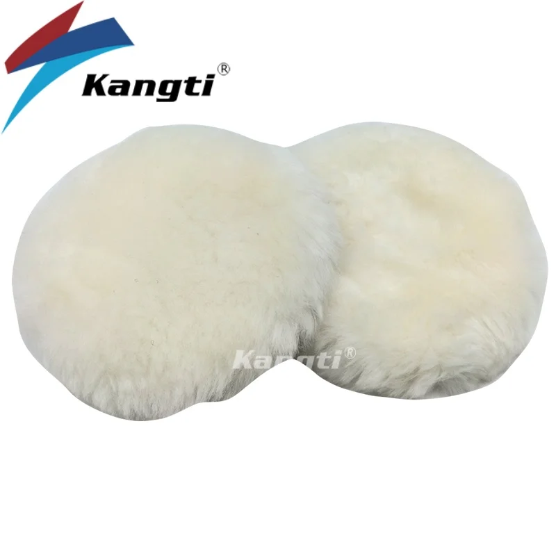 Kangti 3~7 Inch Polishing Pads Wool Felt Polishing Pad Wheel for Tile Glass Stainless Steel Car Polish Scratche Repair Tools