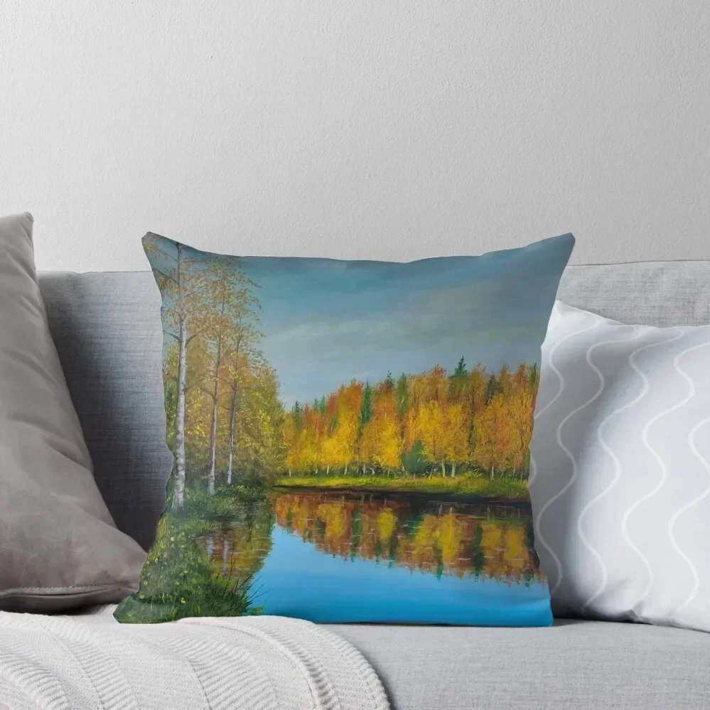

Fall season landscape Throw Pillow Pillow Covers Decorative Cushions Cover christmas decorations for home 2025 pillow
