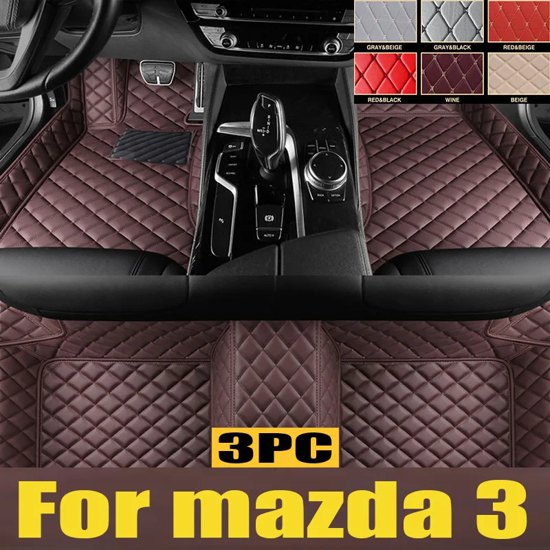 

Car floor mats for mazda 3 2010 2011 2012 2013 Custom Auto Foot Pads Automobile Carpet Cover Interior trunk mat