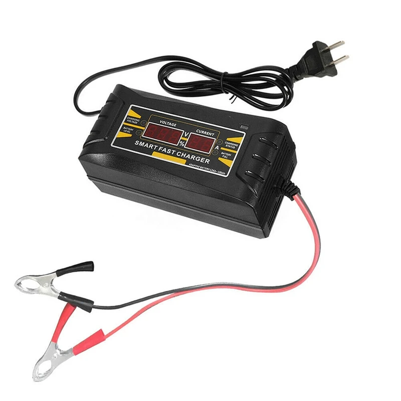 Car Battery Charger 12V 6A 10A Intelligent Full Automatic Auto Smart Fast hot UK Car battery fast charger car Accessories