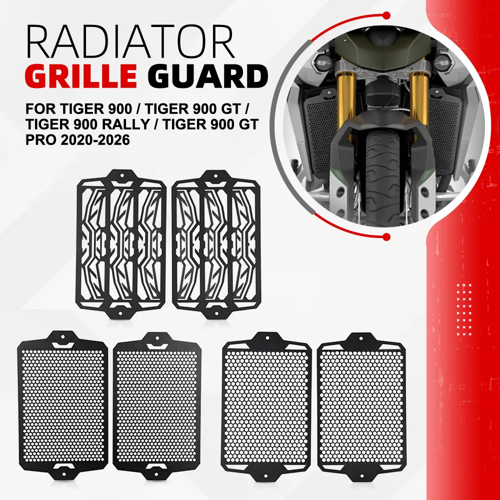 

For Tiger 900 / Tiger 900 GT / Tiger 900 Rally / Tiger 900 GT Pro 2020-2026 2025 2024 Motorcycle Radiator Grille Guard Protector