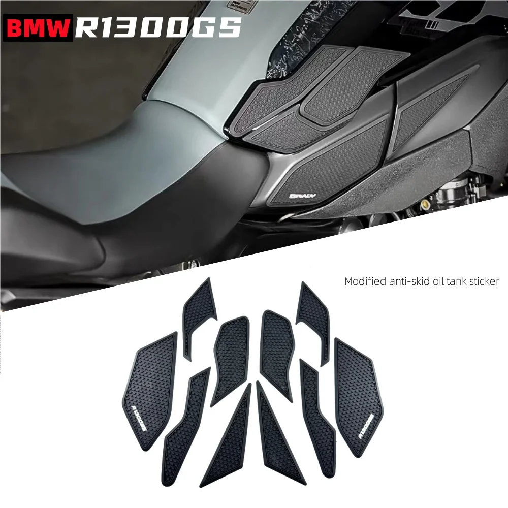 

Мотоциклетная механическая противоскользящая боковая накладка на топливный бак, водонепроницаемая резиновая защитная накладка, подходит для BMW R 1300 GS Adventure R1300GS ADV 2025-