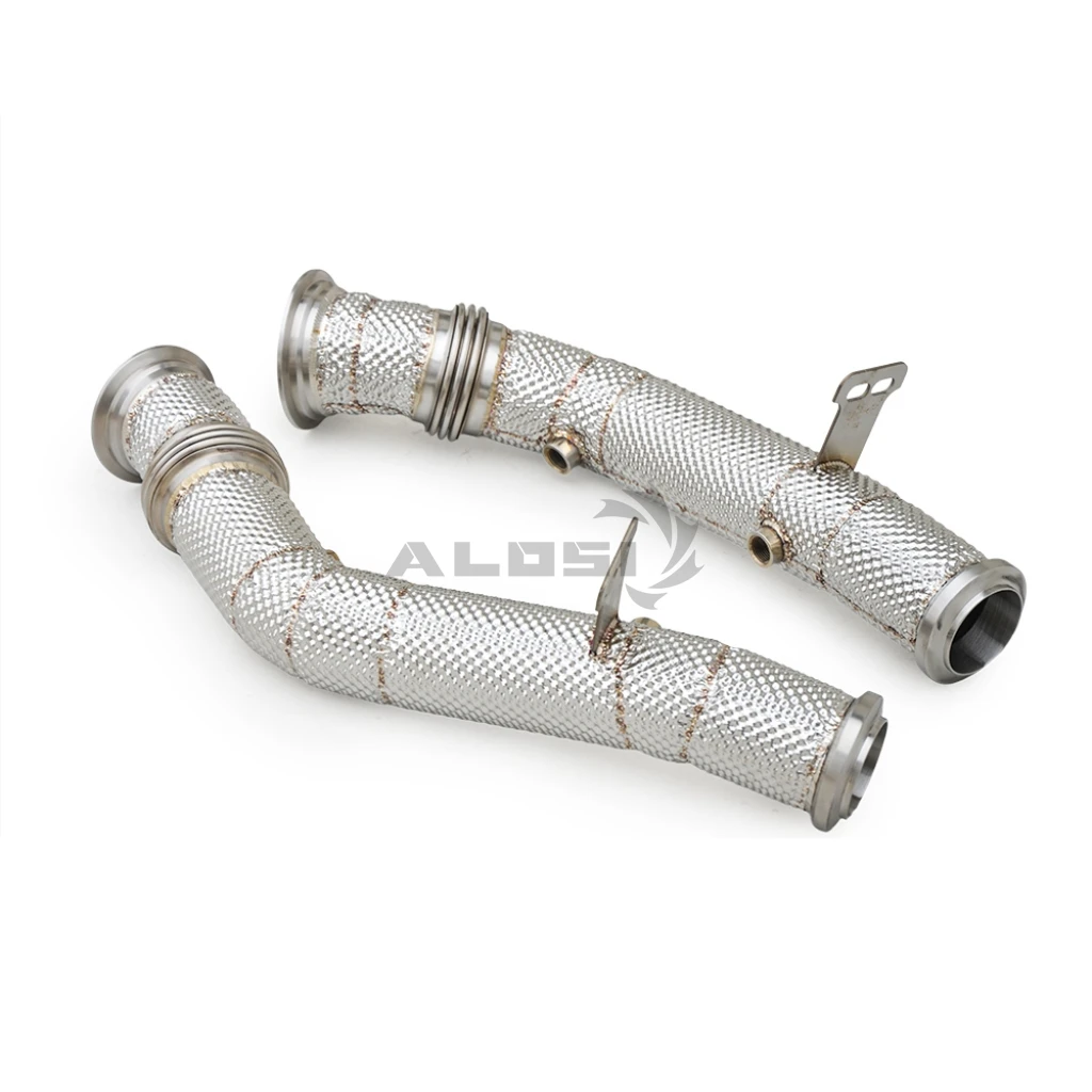 

For Mercedes-AMG E43 3.0T 2017-2020 Performance Exhaust System with Insulated Downpipe and Free-Flow Exhaust Head.