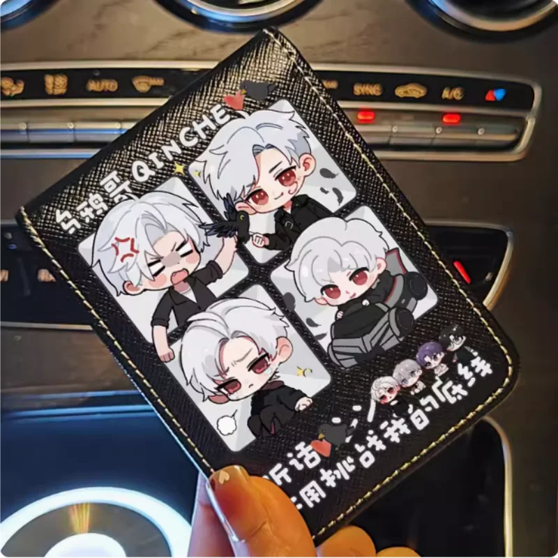 Anime Sylus Love and Deepspace  Cartoon Fashion Wallets PU Purse Card Holder Money Bag Gift B1721 Cosplay