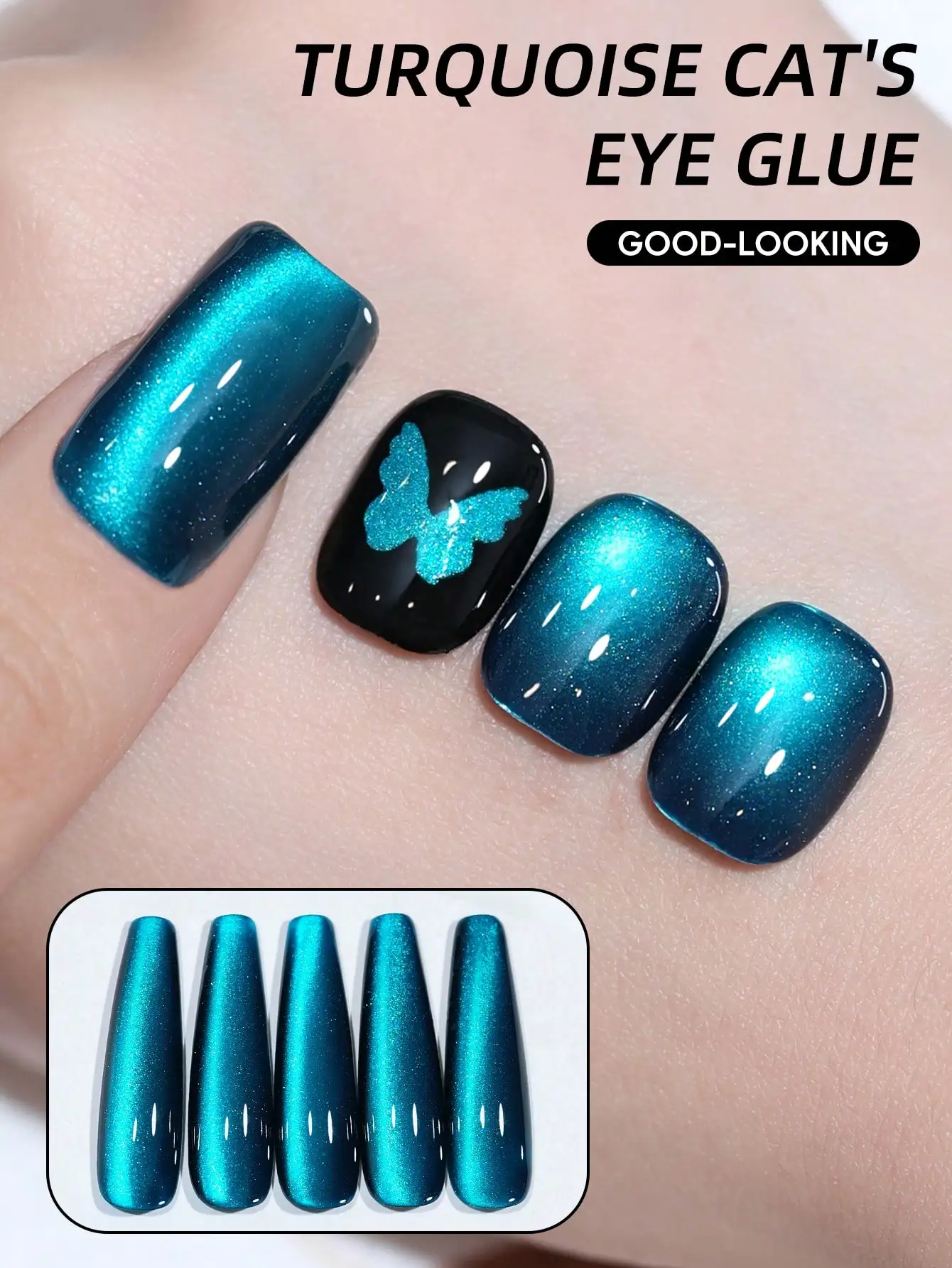 XEIJAYI 1pc 15ML ブルーアイマニキュア半永久ネイルソーク UV LED ネイルサロン DIY