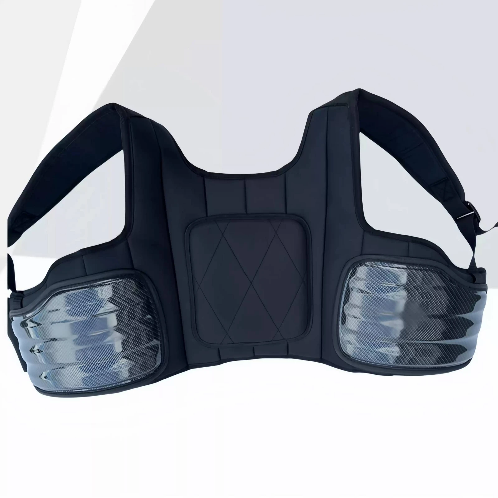 Karting Chest Protector Encircling Kart Racing Vest Kart Body Protector Mesh Side Panels Sports Safety Gear Form-Fitting