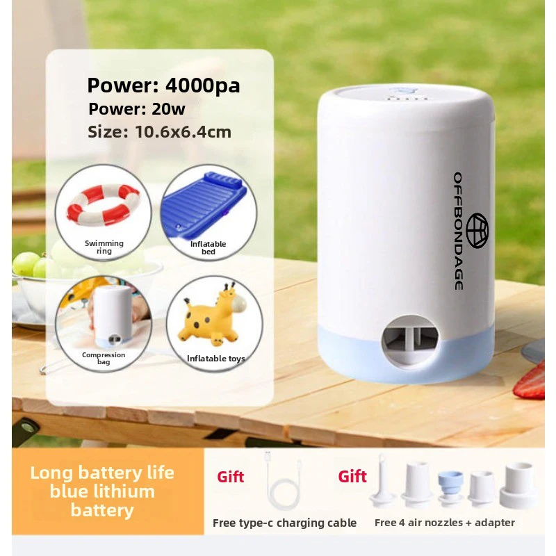 

Мини-воздушный насос, портативный электрический насос для надувных матрасов, надувные кровати, кольцо для плавания, насос для кемпинга на открытом воздухе