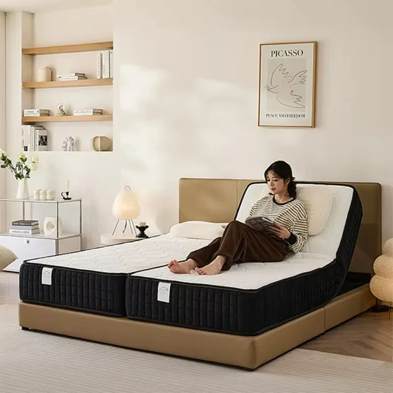 Mobile Phone APP Wireless Remote Control Non-interference Adjustable Mattress, Memory Foam King-size Household Smart Mattress