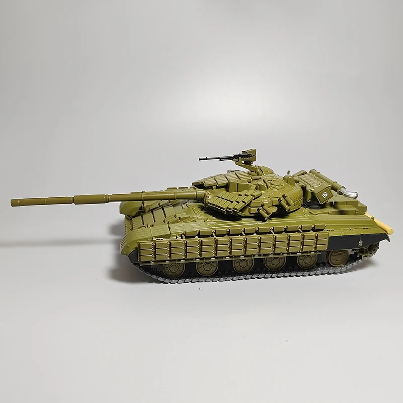 MODIMIO 1:43 Scale Diecast Alloy Former Soviet T-64BV Main Battle Tank Model Militarized Combat Track Type Classic Souvenir Gift