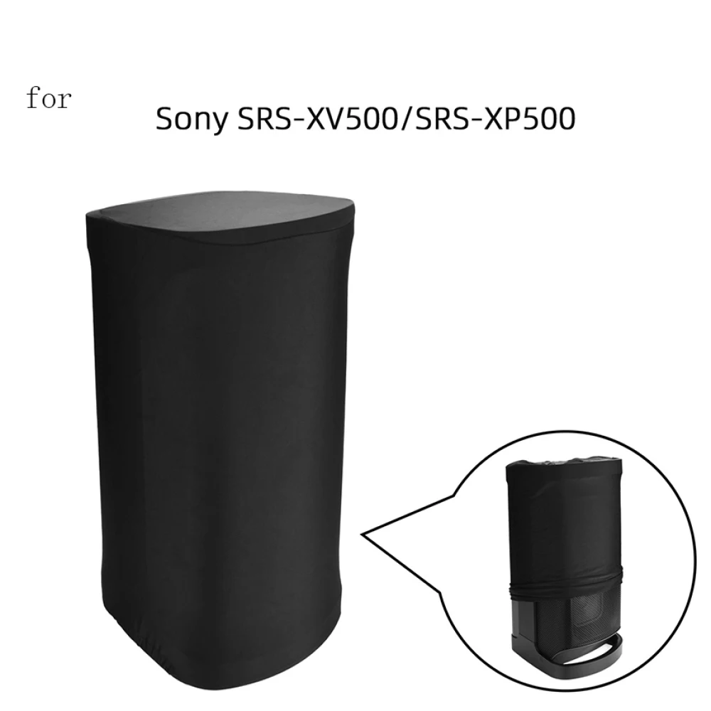 

1 шт., черный защитный чехол для динамика, нейлон и лайкра, эластичный пылезащитный чехол для SRS-XV500/XP500, аксессуары для динамиков