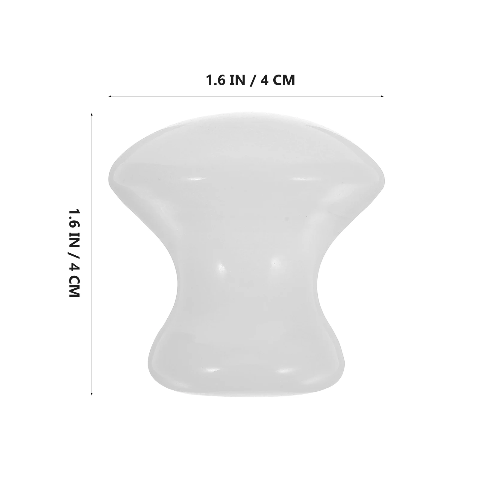 Masajeador de setas de Jade, rodillo Facial de piedra para masaje de ojos, raspado, cuidado de la piel, herramienta de belleza para adelgazar, 1 ud.