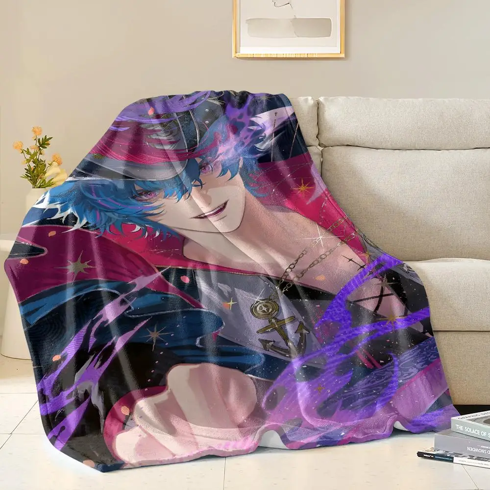 Wuthering Waves Brant Throw Soft Flannel Throw Blanket for Sofa Bed Couch Air Conditioning Blanket for Office Naps Home Travel