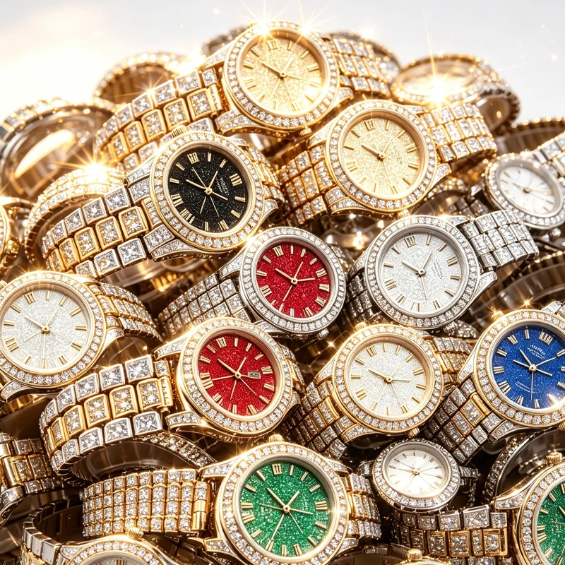 1 reloj aleatorio para hombre o mujer. Este accesorio combina estilos casuales, de negocios y de moda, lo que lo hace perfecto para festivales de música, Halloween y fiestas. Es un excelente regalo de cumpleaños o de Navidad para tu novio, novia o mejor amigo/a.