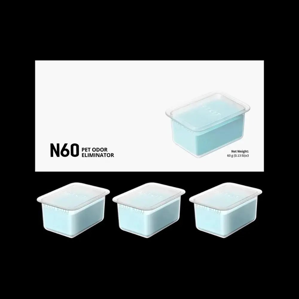 

3 PCS New Exclusive Pet Odor Eliminator Multi Purpose Durable Self-Cleaning Cat Litter Box Multi-function Odor Control