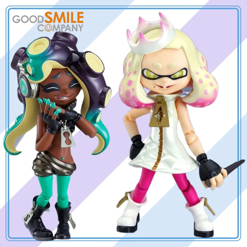 

【100% оригинал】 ДОБРО ПОМОЛНИТЕЛЬНЫЙ КОМАНЬ Splatoon 2 Houzuki Hime Iida Marine - Figma ( # 507) - гаражный комплект Off The Hook, подарки, модель игрушек