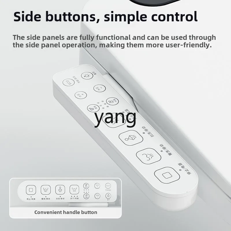 غطاء مرحاض ذكي منزلي أوتوماتيكي من CX، شقة صغيرة عالمية، تنظيف دائرة دوران أوتوماتيكية، نوع فوري