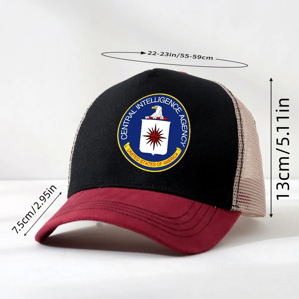 central intelligence agency CIA Baseball Cap Vintage Brand Man cap Outdoor cool net breathable hat - view 3