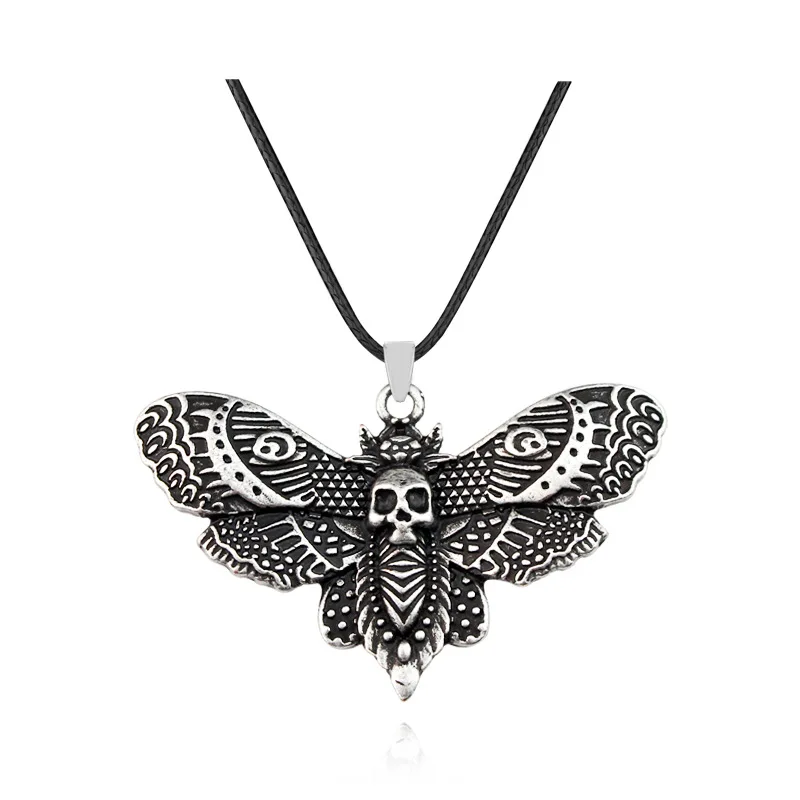 1 Stück Todes motte Anhänger Schlüssel anhänger Vintage Schlüssel ring Auto tasche Mode Goth Zubehör Geschenk – Detail 1