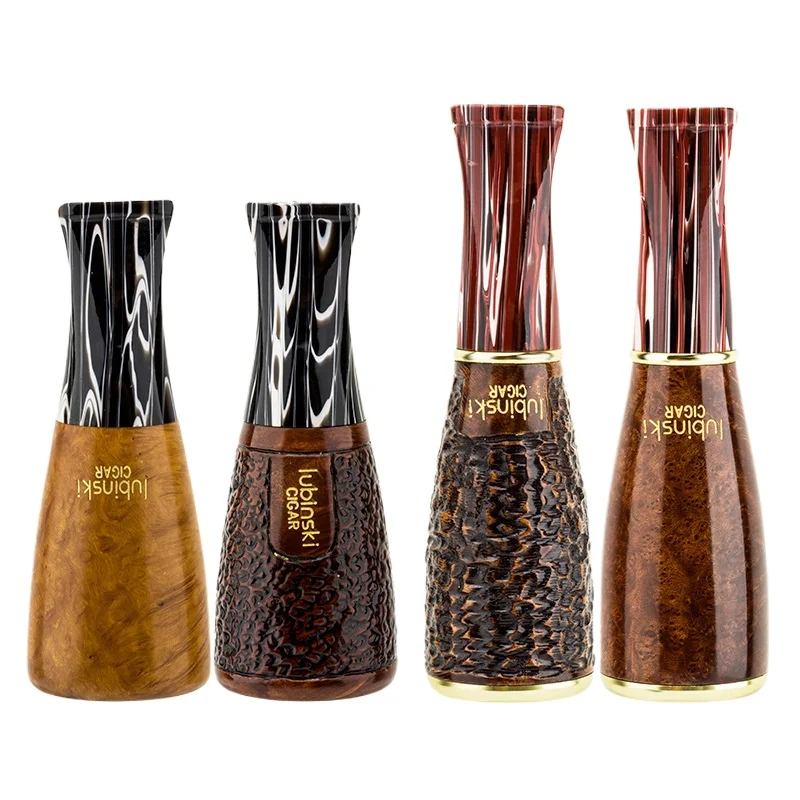 

Briar Cigar Mouthpiece Holder Cigar Mouthpiece Holder Portable Multi-ring Path Cigar Holder