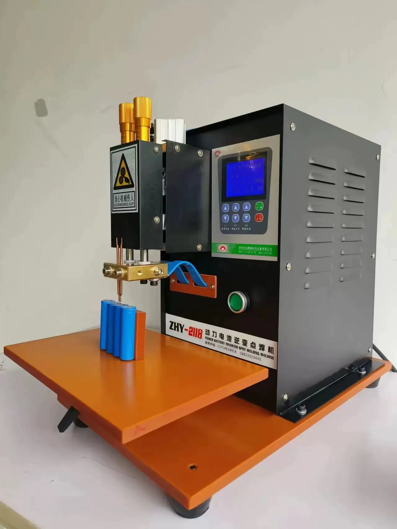 Pneumatic Pulse Battery Spot Welder 3KW and Battery Butt Welding Machine ZHY-2118, for Battery Pack