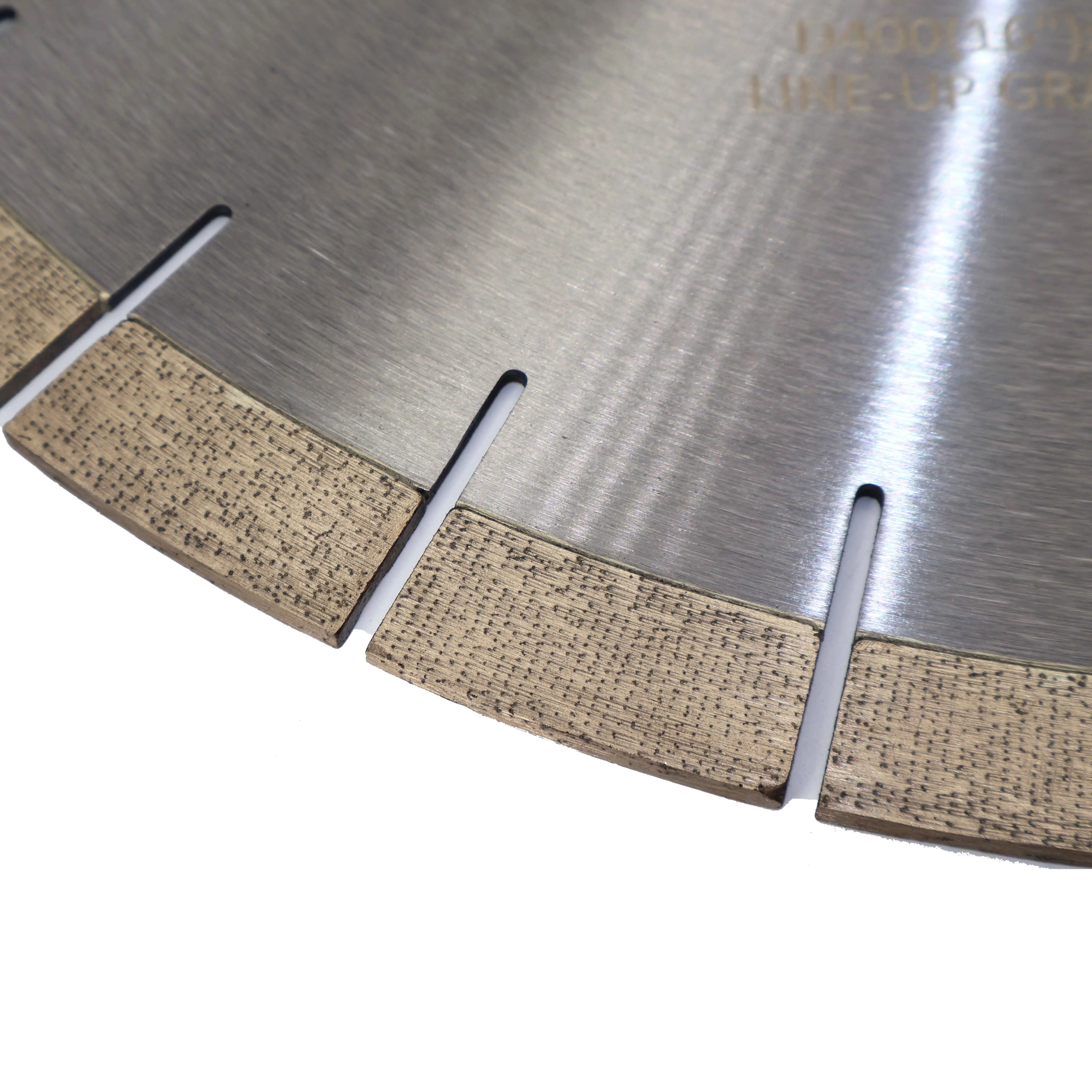 الصناعية OEM 400 مللي متر قطع الماس شفرة المنشار للجرانيت الكوارتز الخرسانة Ti المغلفة قطع سريع يناسب معظم المعدات