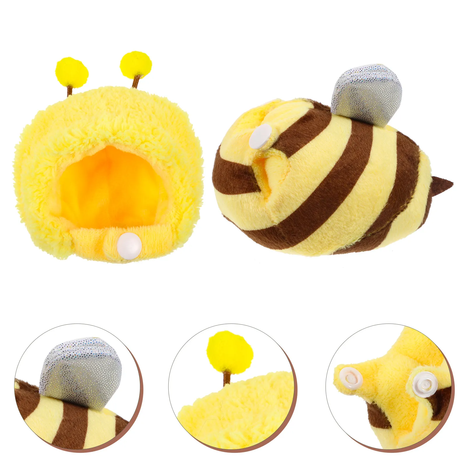

1Set Cute Bee Costume Replacement Miniature Soft Lightweight Clothing Charming Outfit for Dressing Up Clothes