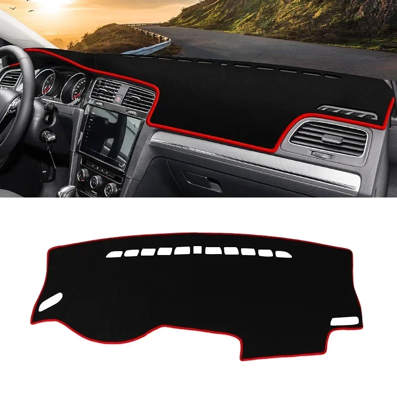 Car For Volkswagen VW Golf 7 MK7 2013 2014 2015 2016 2017 2018 2019 Dashboard Cover Avoid Light Pad Sun Shade Mats Non-Slip Case