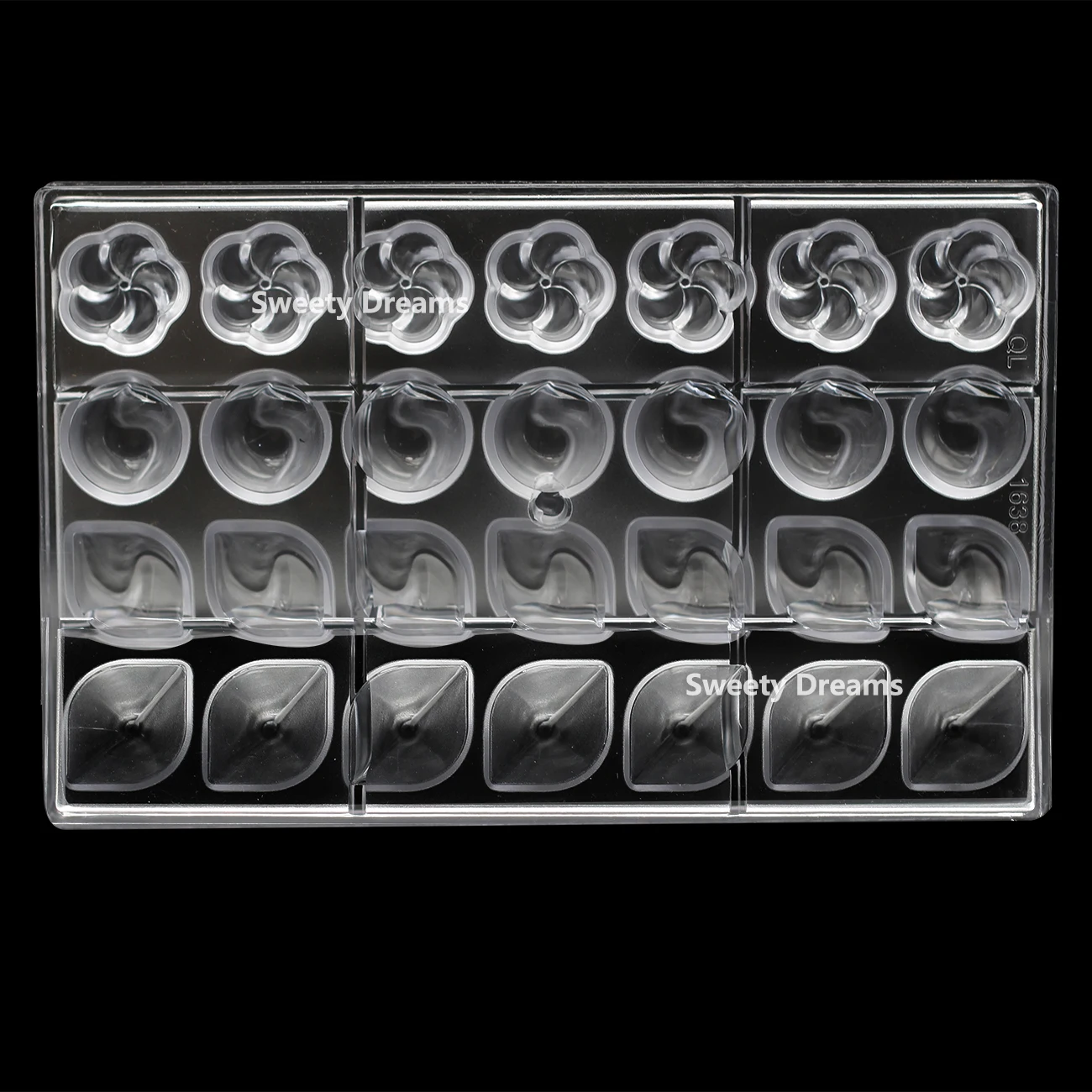 3D Chocolate Molds Multitype Candy Jelly Polycarbonate Moulds  Kitchen Baking Pastry Confectionery Tools