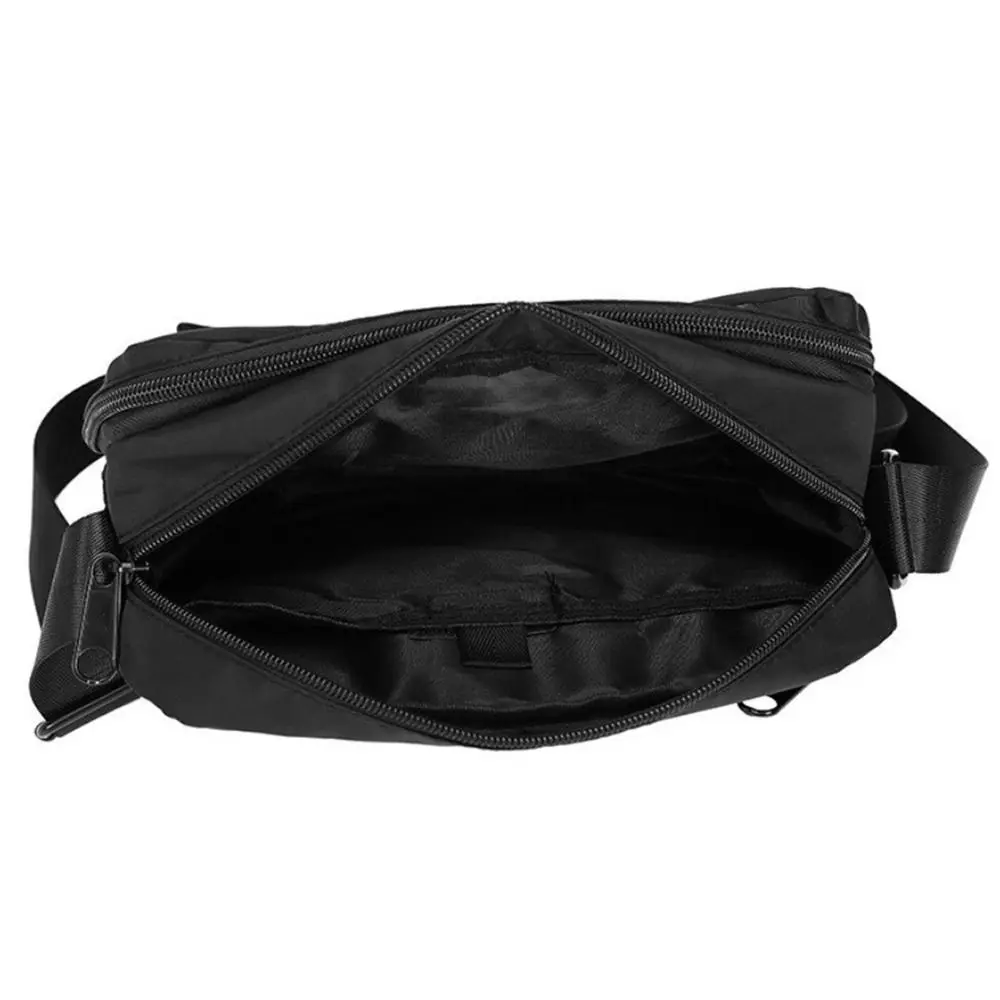 

Мужская сумка через плечо в японском стиле, повседневная рабочая сумка-мессенджер на молнии, модный простой дизайн, школьная сумка на слинге, молодежная студенческая сумка