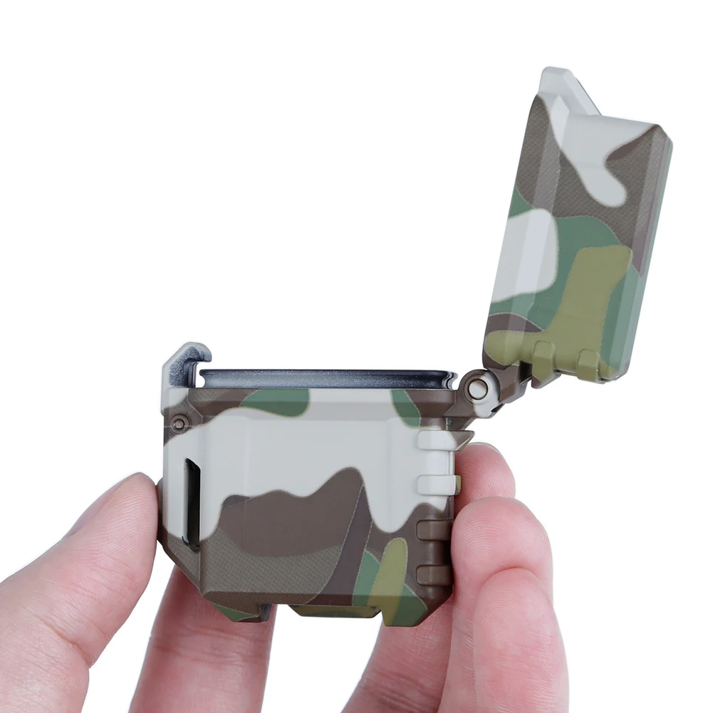 Scatola portaoggetti tattica per accendino, portaoggetti portatile universale per contenitori, adatta per lattine interne Zippo