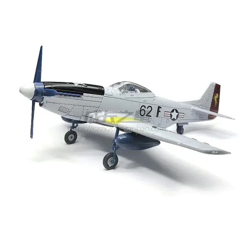 1/48 MUSTANG P-51D Fighter 4D Assemble Model American WWII P51 Airplane Glue-Free 6 Color Separation Quick Imposition Toy