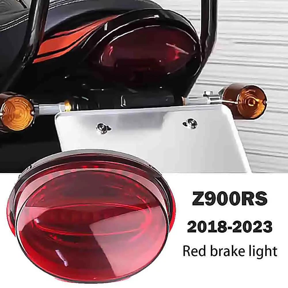 

Motorcycle Accessories Red Lens Taillight For KAWASAKI Z900 RS Z900RS Z 900 RS 2018-2023 LED Tail Lamp Rear Brake Tail Run Light