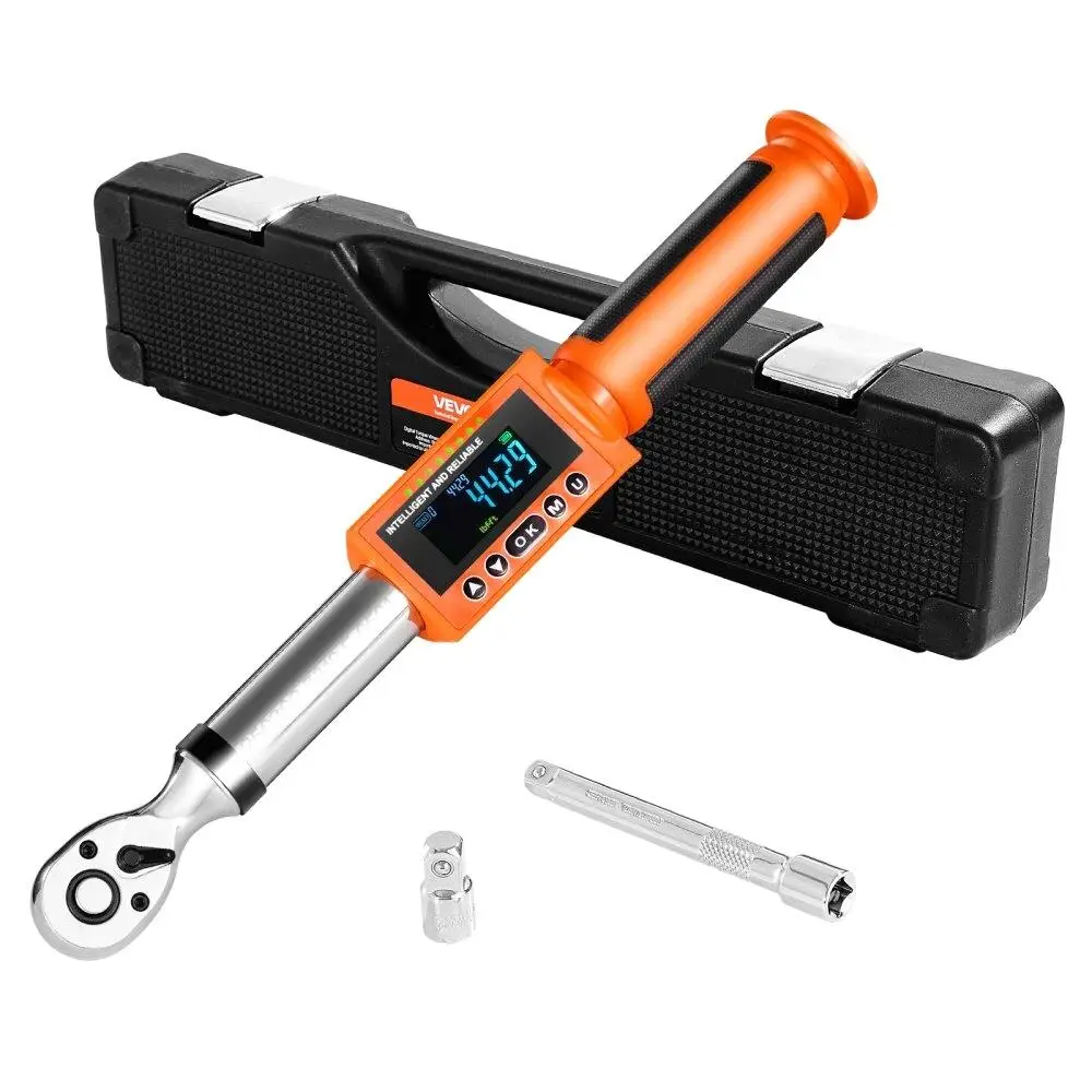 

Digital Wrench 3/8 Inch Drive Measurement 0 to 99.57 lbf-ft and 0 to 135 N.m 72 Tooth Display Tool