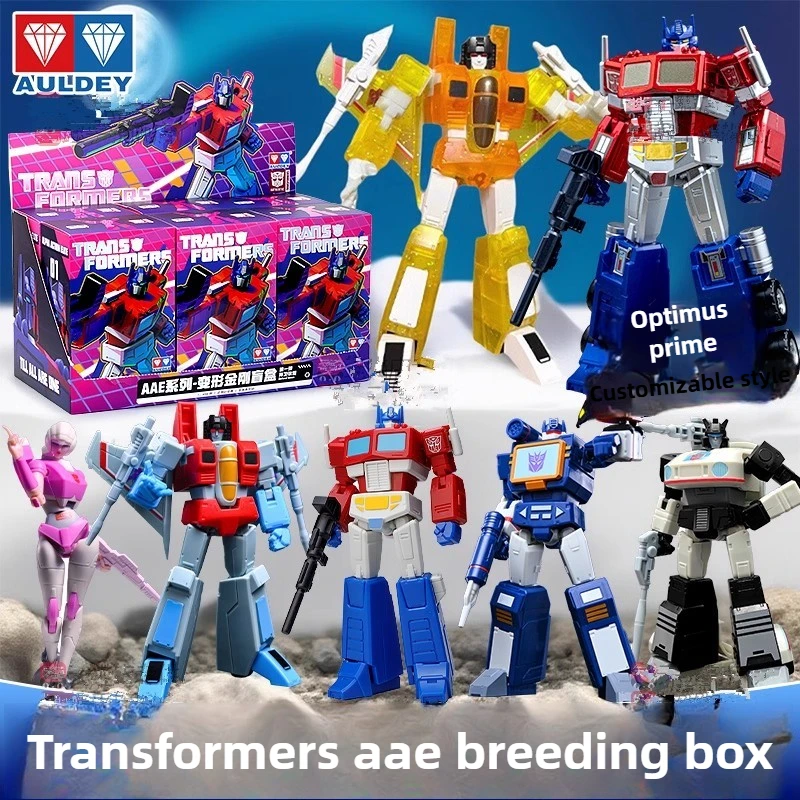 Auldey Original Transformers AAE Series Blind Box 1st Wave Poseable Actionfigur Modell – Optimus Prime Starscream Jungenspielzeug Geschenk