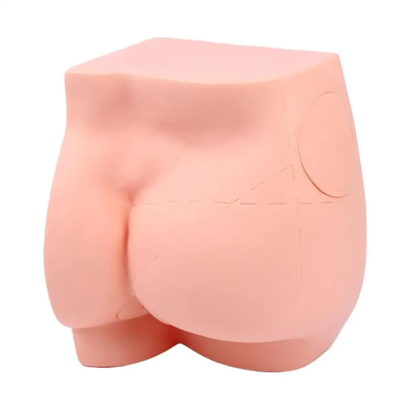 Human Adult Hip Injection Training Model Reusable Manikin Teaching Intramuscular Anatomical Models For Nurse  Students
