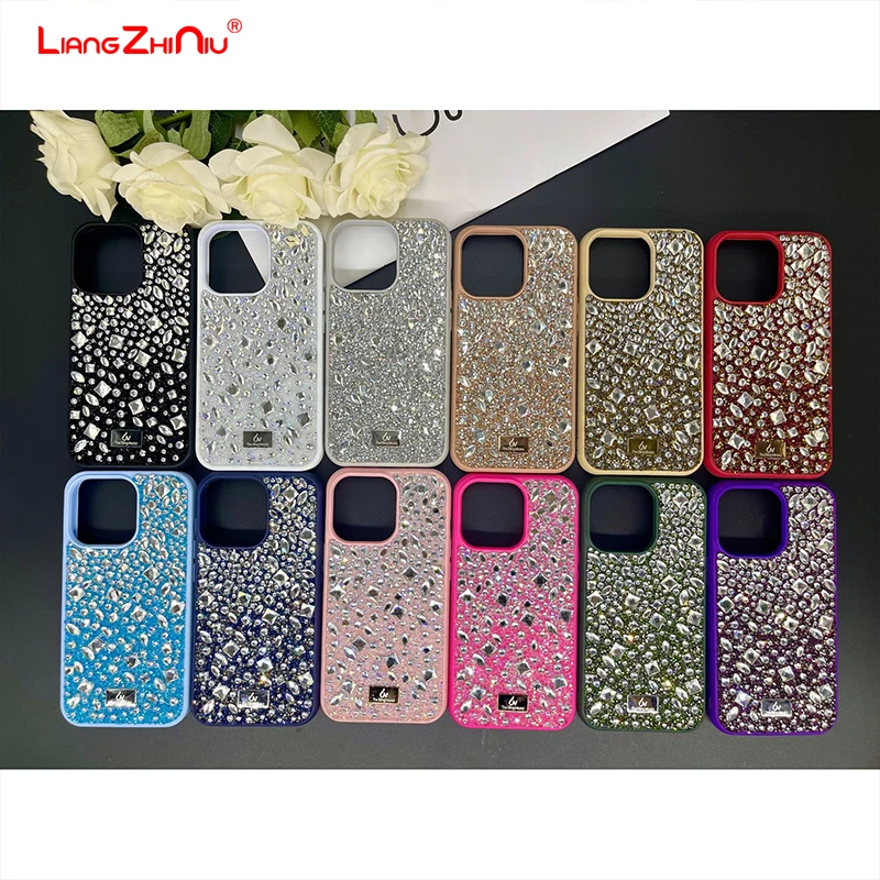 

Star Diamonds Glittering Full Star Phone Case For Apple 16Promax Iphone 15plus 14 13 12 11 Premium Sense Light Luxury Phone Case