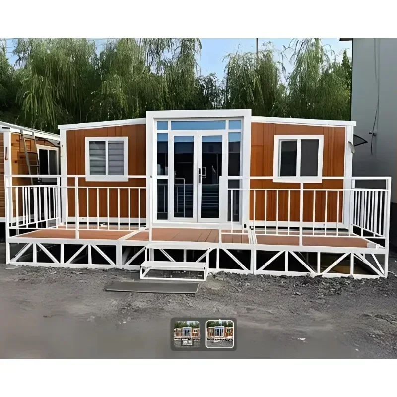 Folding Prefabricated House Expandable Bedroom Villa Asia Outdoor Use Transport Prefab