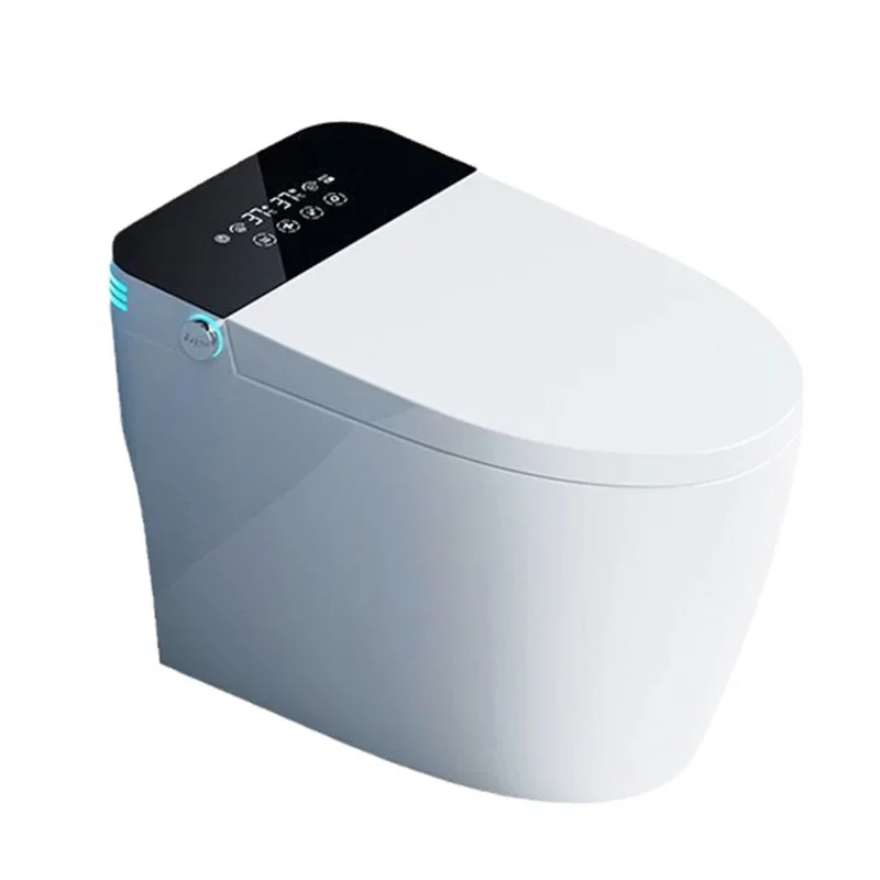 High Quality White Ceramic Smart Toilet One Piece Toilet Bowl Water Closet Intelligent Toilets For Home Bathroom