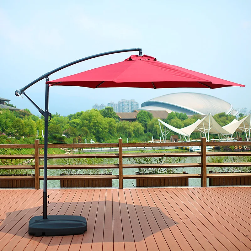 

Heavy Duty Outdoor Patio Side Pole Furniture Car Sun Umbrellas for Restaurant Patio Bases