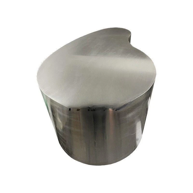 

Creative special-shaped stainless steel mirror silver light luxury living room, irregular combination simple table