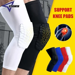 1 PC Breathable Basketball Shooting Sport Safety Kneepad Honeycomb Pad Bumper Brace Gym Kneeler Protective Knee Pads Rodilleras