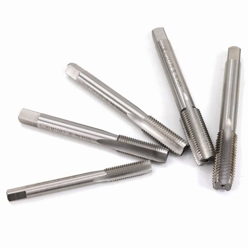 1pc M2-M20 Left Hand Machine Thread Tap HSS Steel Machine Plug Tap Metal Screw Hole Tap Drill Metric Screw Thread Tap