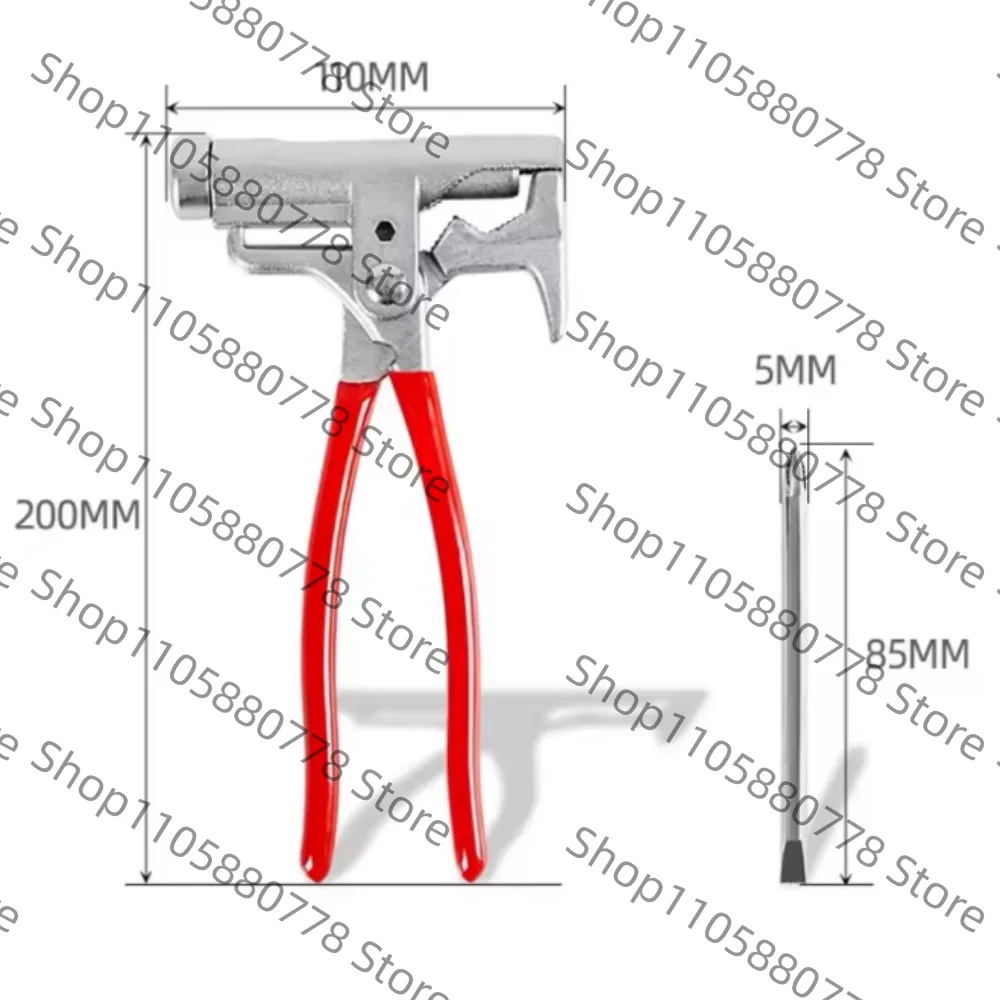 Multifunctional Universal Hammer Integrated Nail Tool Pipe Pliers Wrench Screwdriver